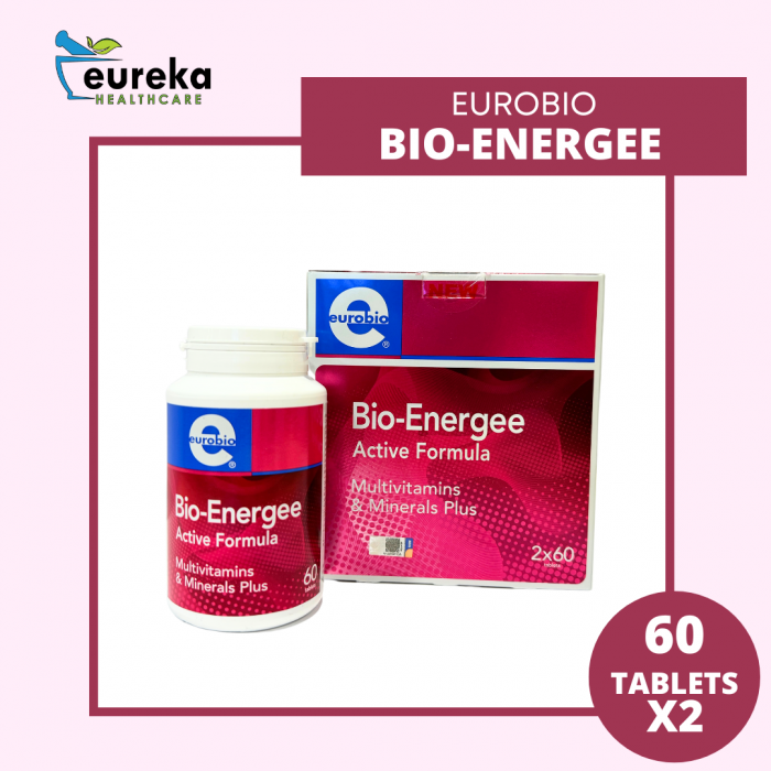 EUROBIO BIO-ENERGEE ACTIVE FORMULA TABLET 60'S X 2