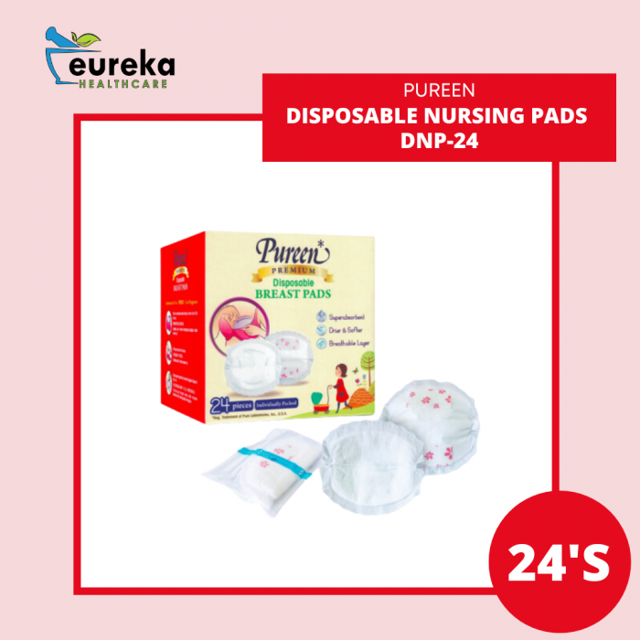 PUREEN DISPOSABLE NURSING PADS 24'PCS DNP-24