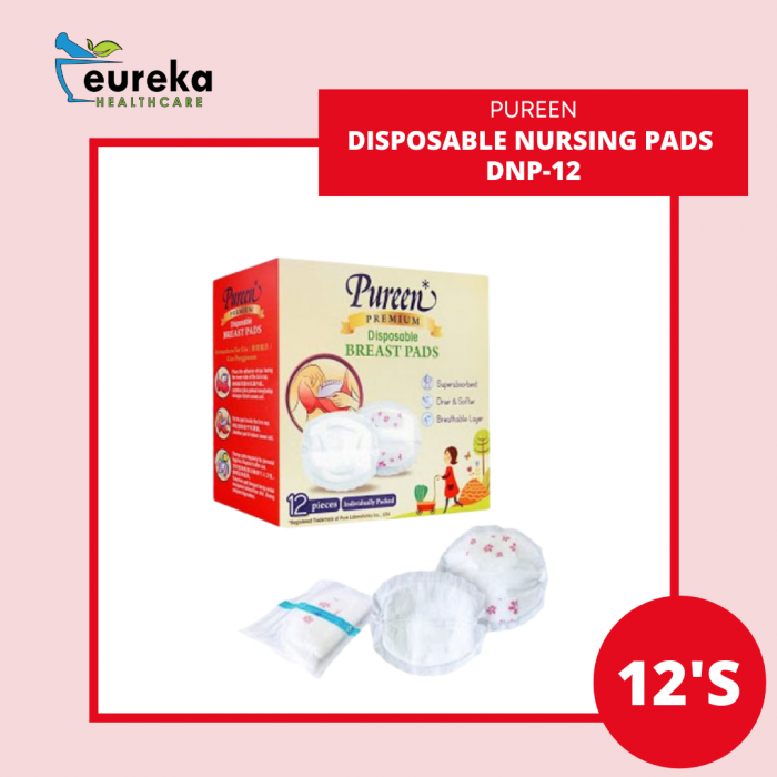 PUREEN DISPOSABLE NURSING PADS  DNP-12 12'S