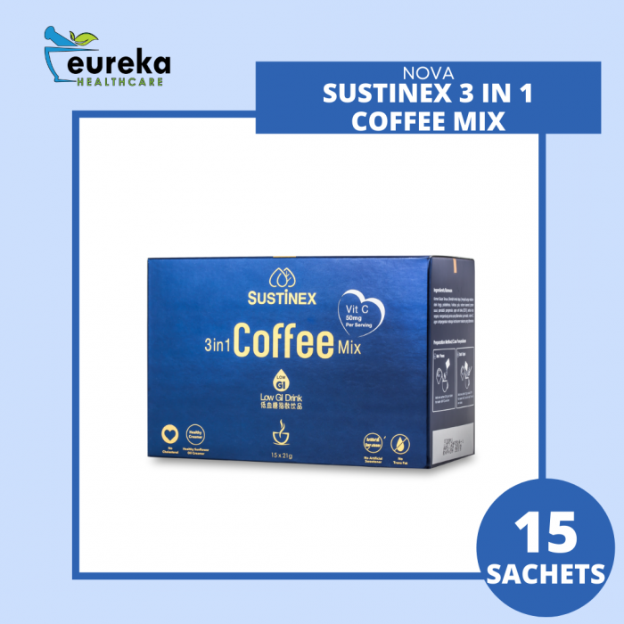 (S) NOVA SUSTINEX 3 IN 1 COFFEE MIX 21G X 15'S/BOX