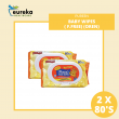 PUREEN BABY WIPES 2 X 80'S (F. FREE) (OREN)