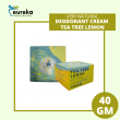 VERI NATURAL TEA TREE LEMON NATURAL DEODORANT CREAM 40G